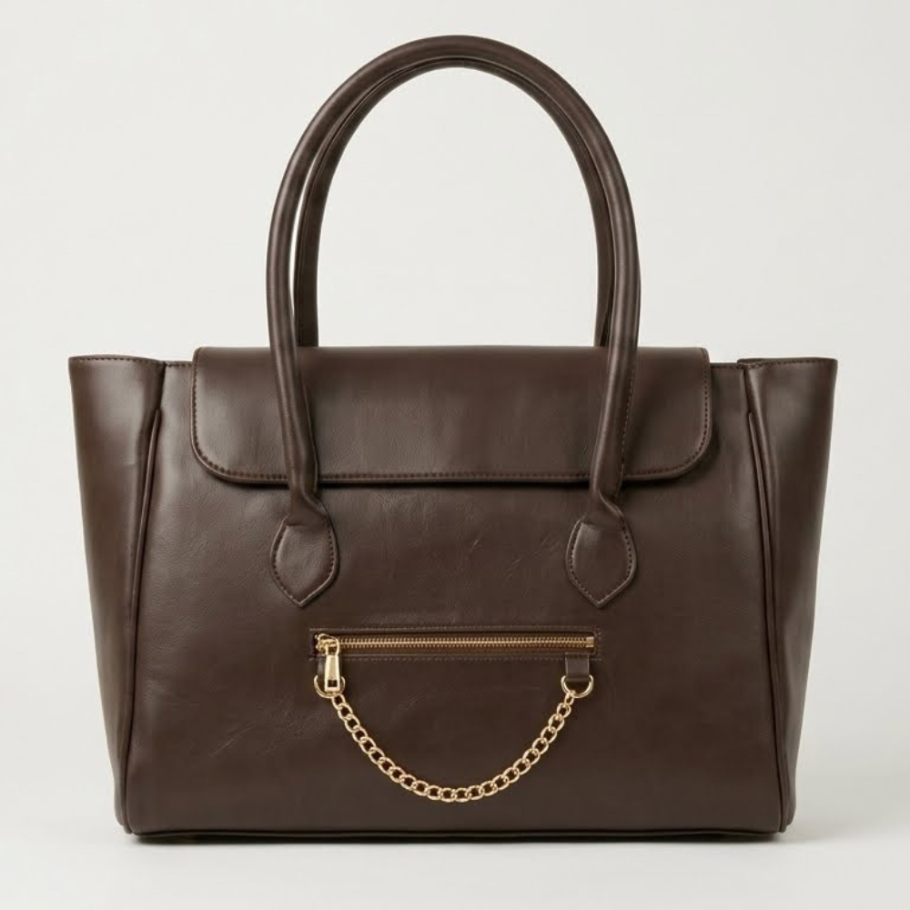 The Royal Choclate Tote Bag - 15" Laptop Pocket