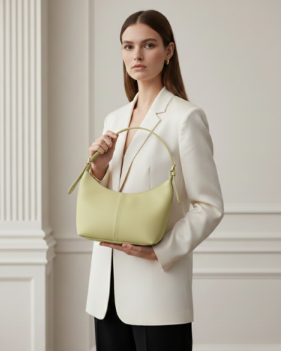 Lemon Zest Luxe Shoulder Bag