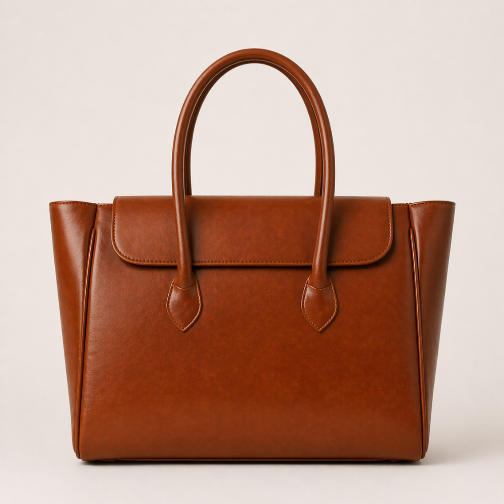 The Royal Brown Tote Bag - 15" Laptop Pocket