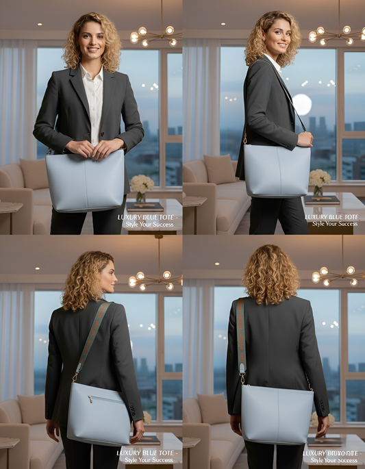 Blue Mist Luxe Sling Bag