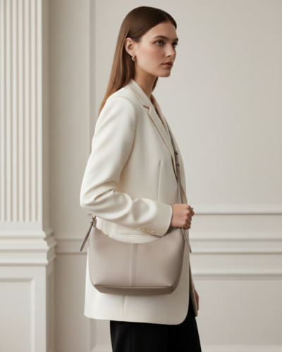 Petal Blush Luxe Shoulder Bag