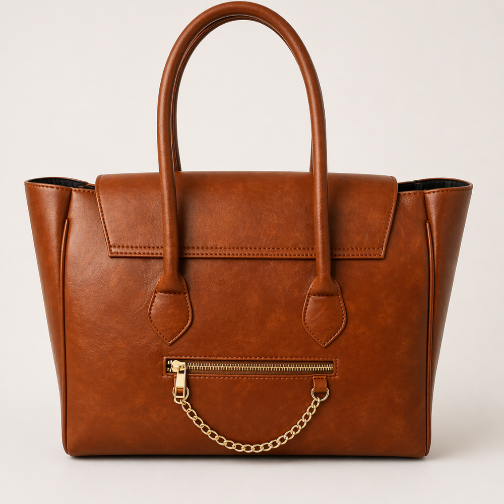The Royal Brown Tote Bag - 15" Laptop Pocket