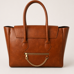 The Royal Brown Tote Bag - 15" Laptop Pocket
