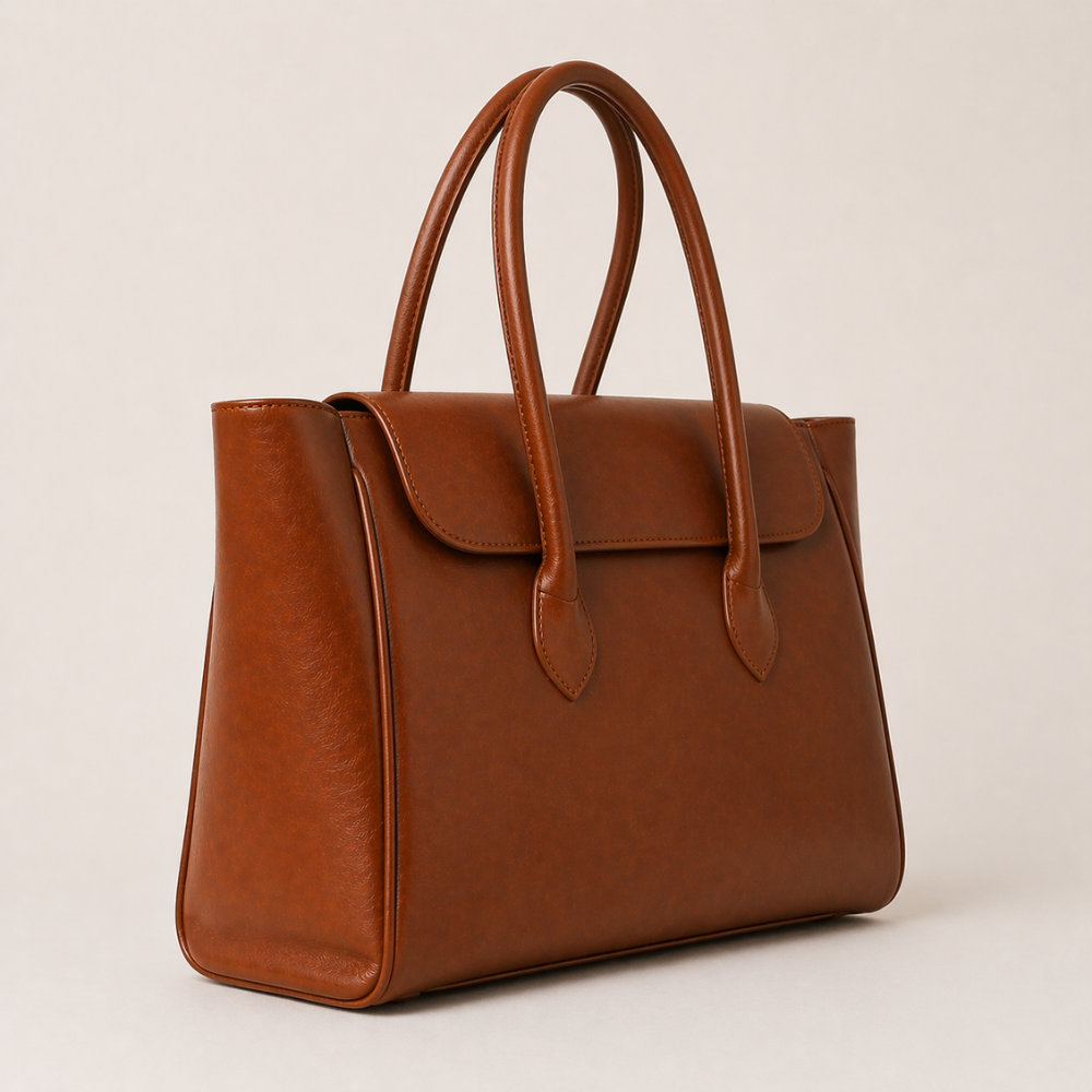 The Royal Brown Tote Bag - 15" Laptop Pocket