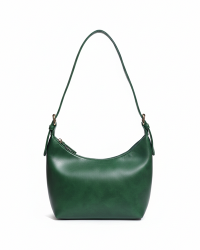 Emerald Mist Luxe Shoulder Bag