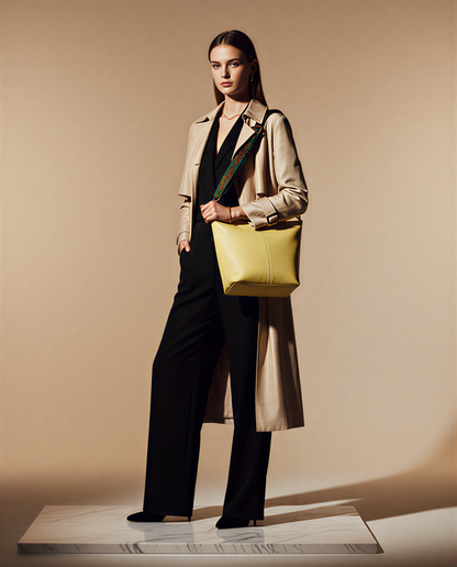 Honey Yellow Mist Luxe Sling Bag