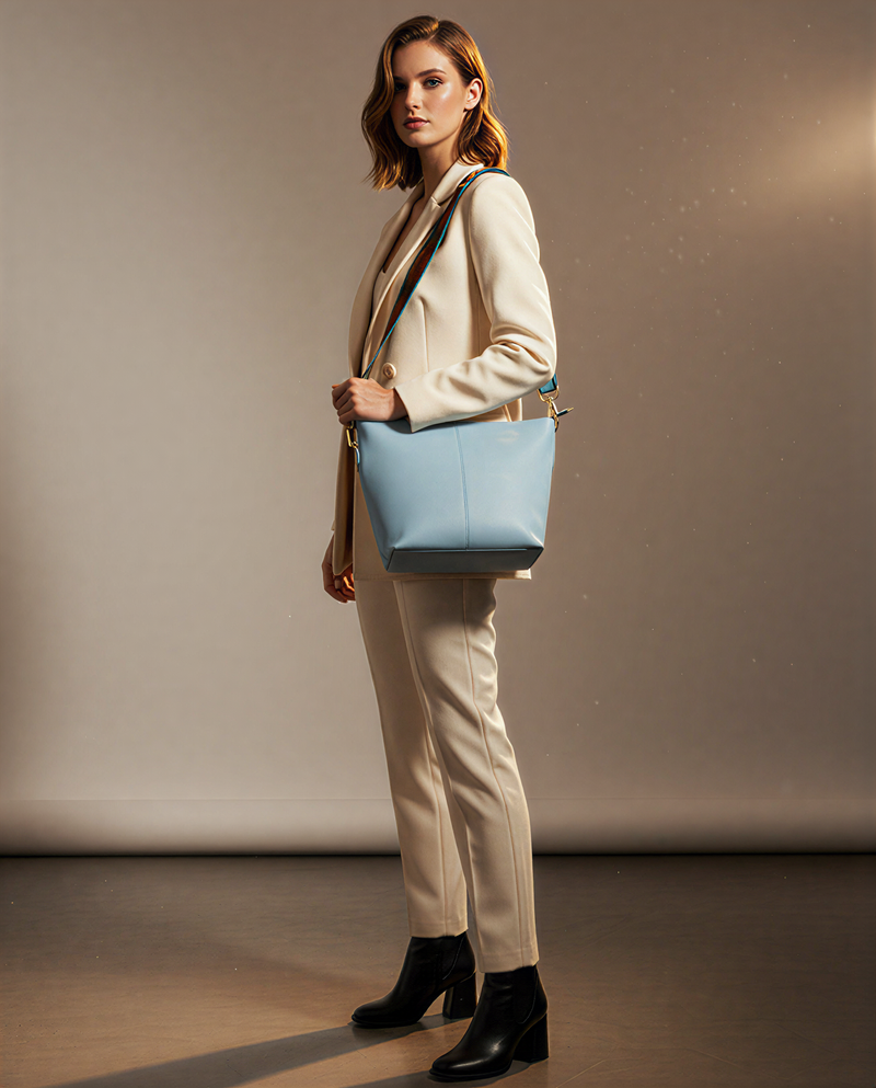 Blue Mist Luxe Sling Bag