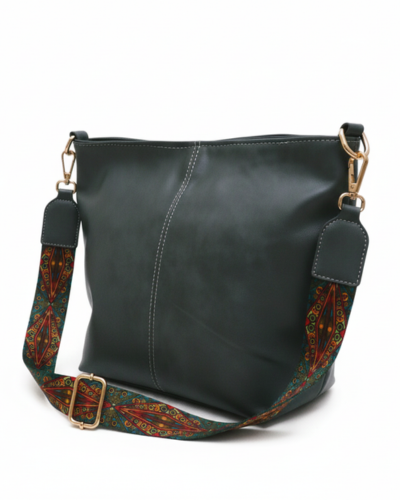 Forest Teal Luxe Sling Bag