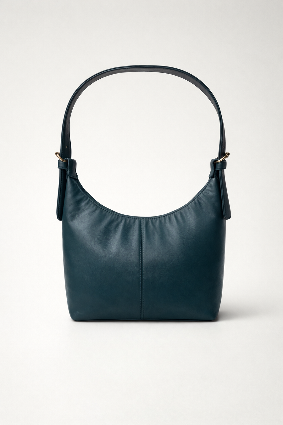Dark Blue Luxe Buckle Bag