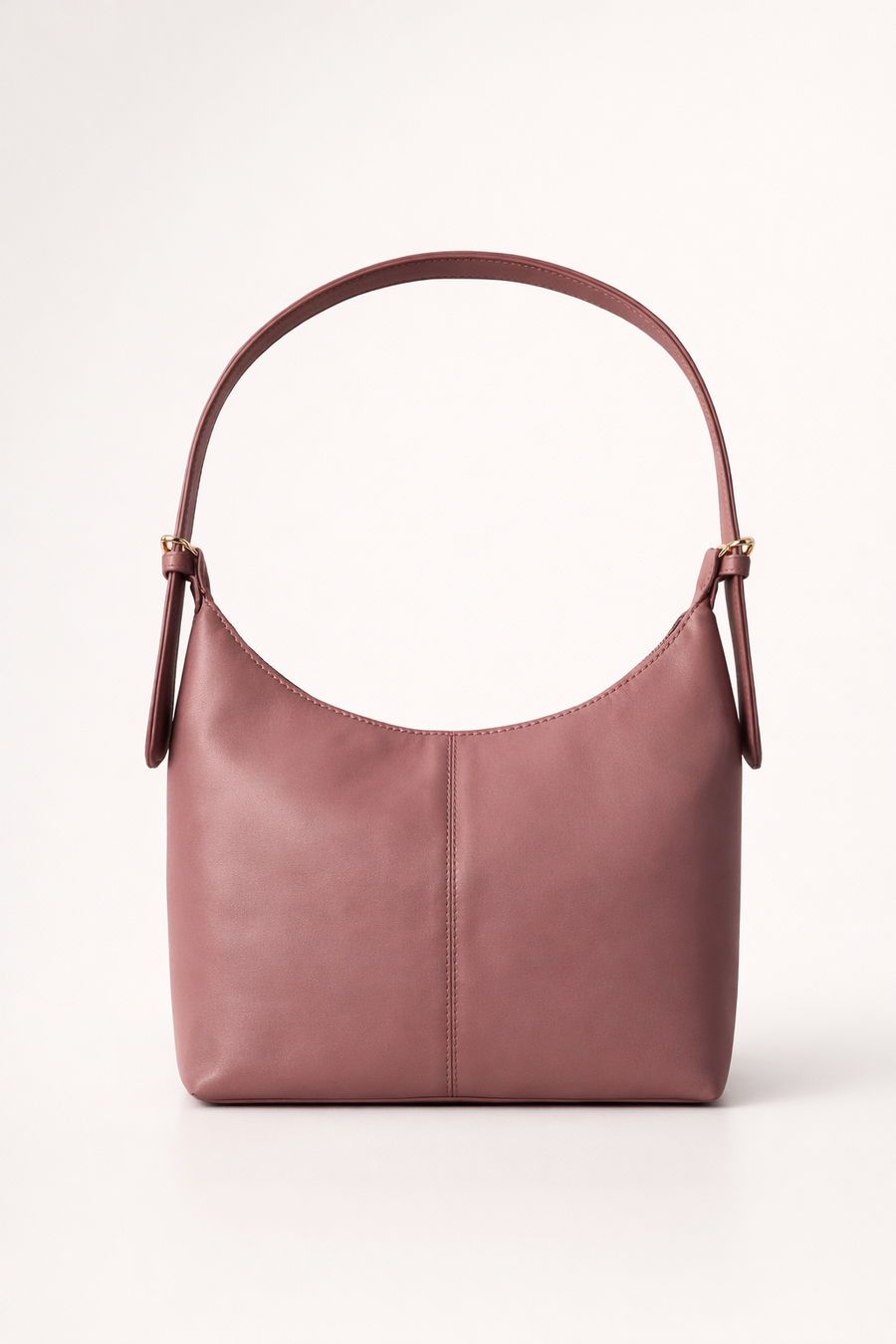 Dark Pink Luxe Buckle Bag