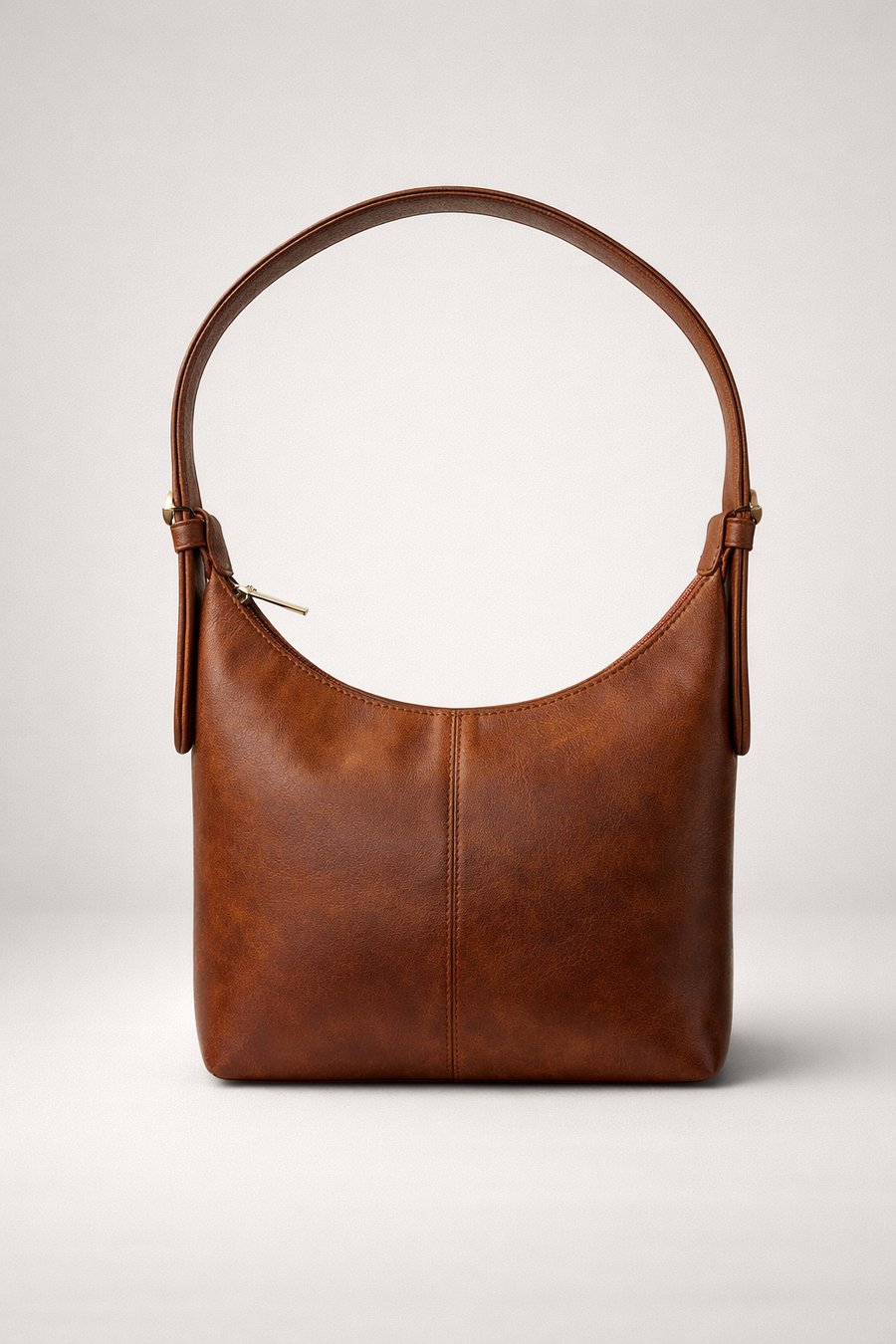 Dark Brown Luxe Buckle Bag