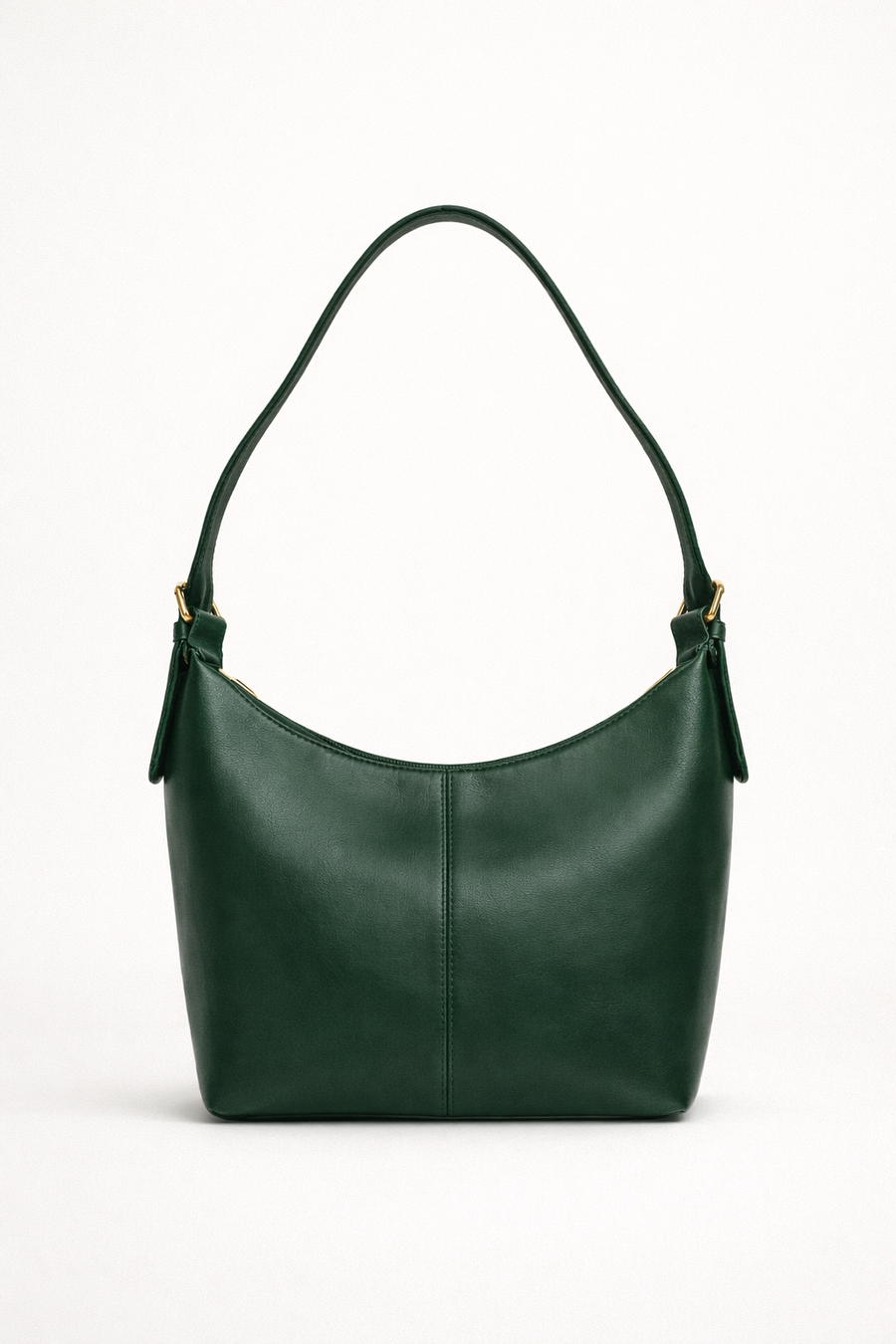 Dark Green Luxe Buckle Bag