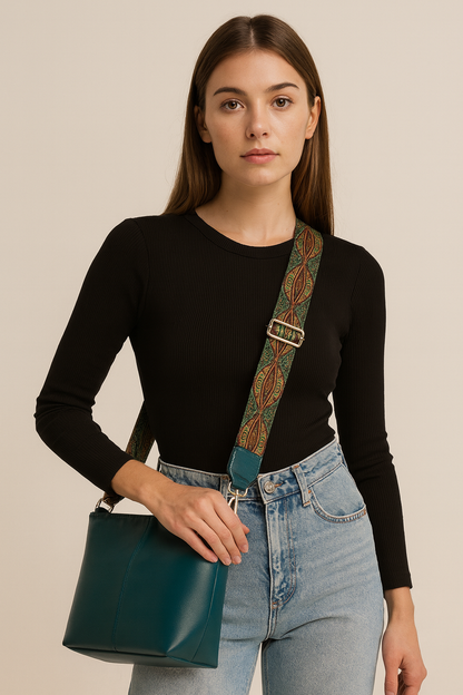 Midnight Teal Sling Bag