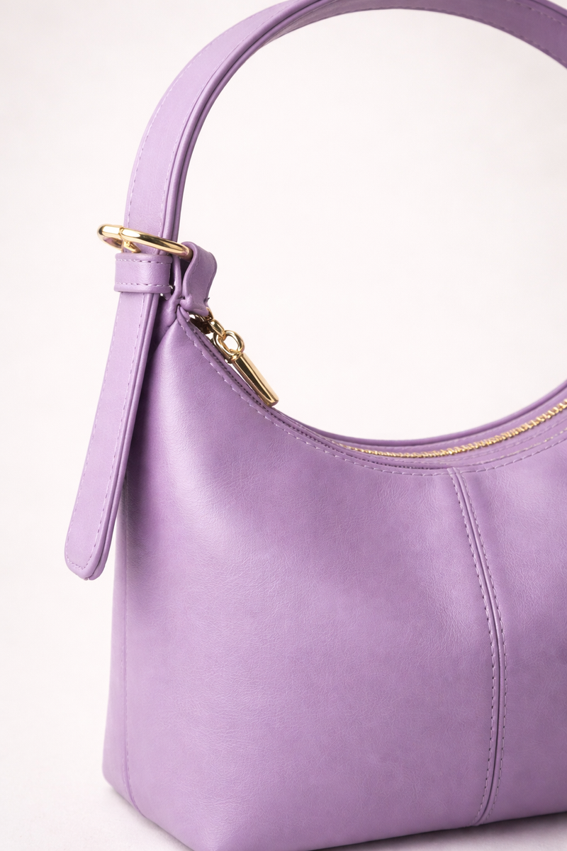 Light Purple Luxe Buckle Bag