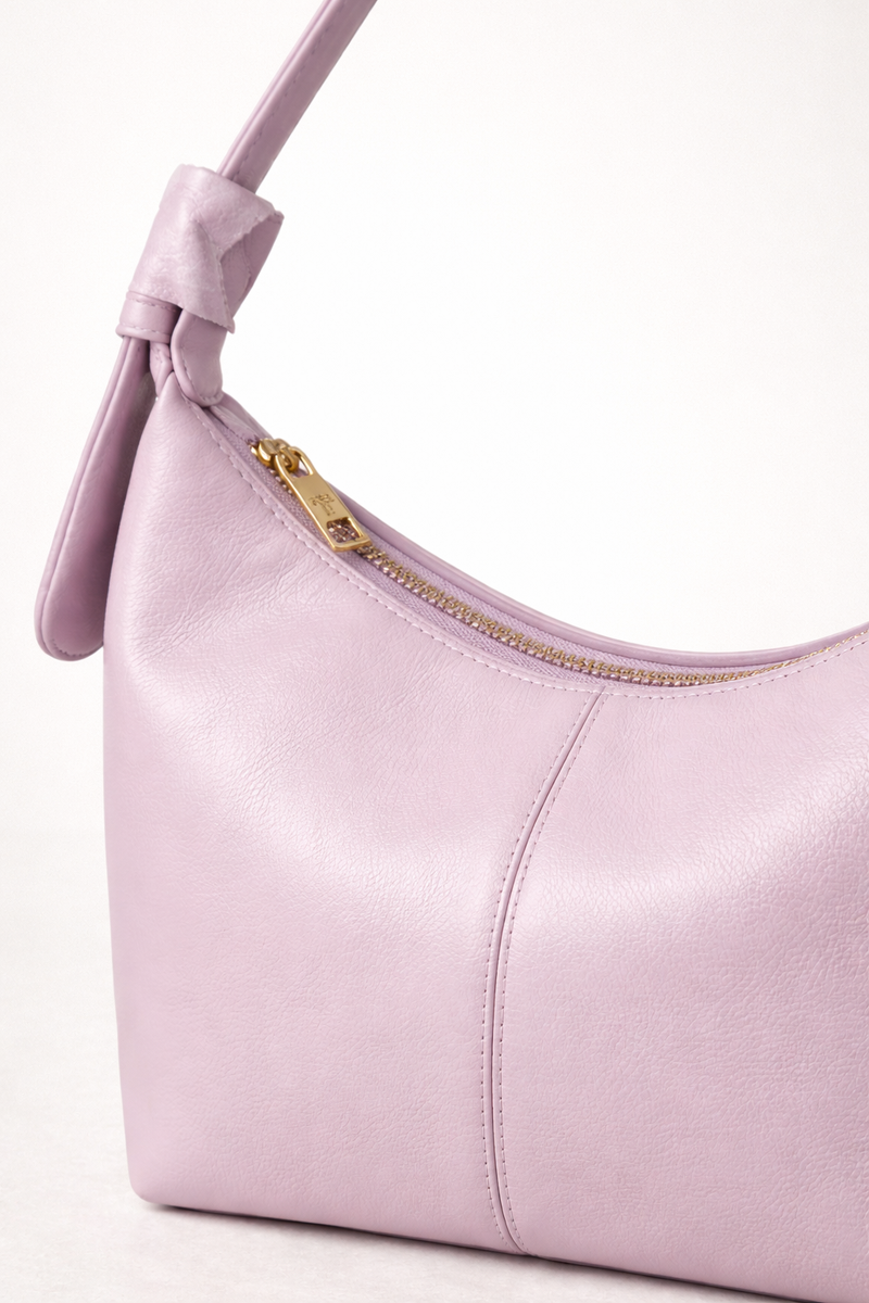 Lavender Luxe Buckle Bag