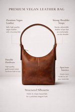 Dark Brown Luxe Buckle Bag