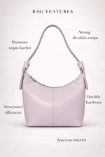 Lavender Luxe Buckle Bag