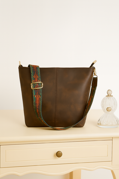 Tan Luxe Sling Bag