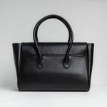 The Royal Black Tote Bag - 15" Laptop Pocket