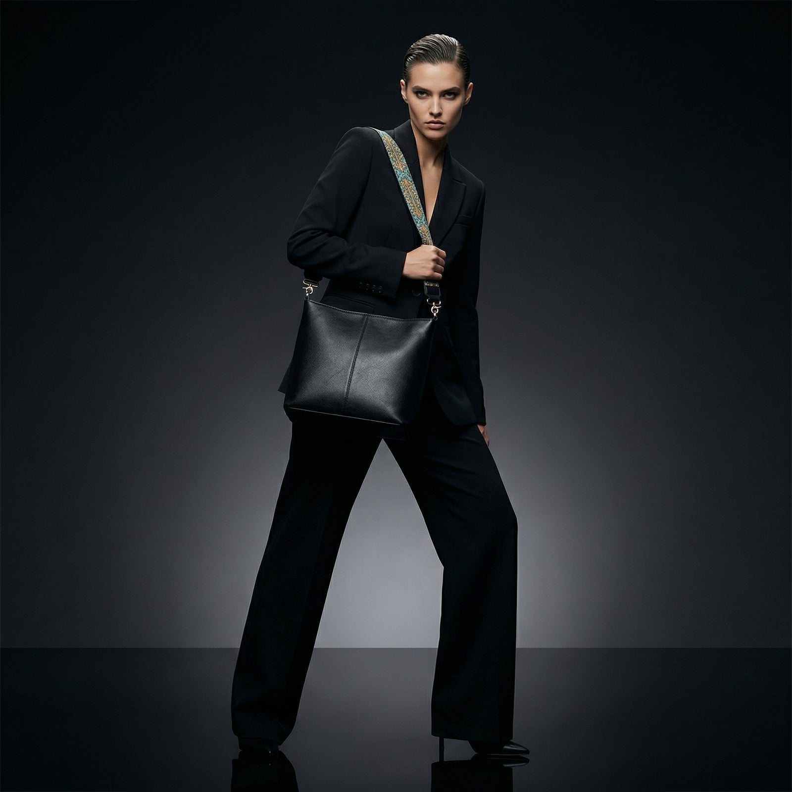 Midnight Luxury Sling Bag