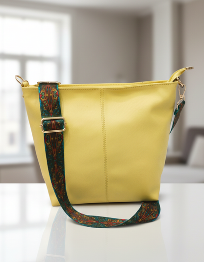 Honey Yellow Mist Luxe Sling Bag