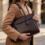 The Royal Choclate Tote Bag - 15" Laptop Pocket