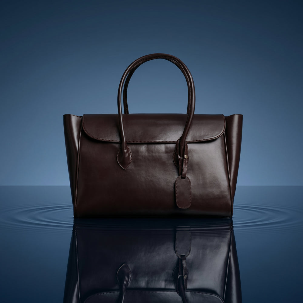The Royal Choclate Tote Bag - 15" Laptop Pocket