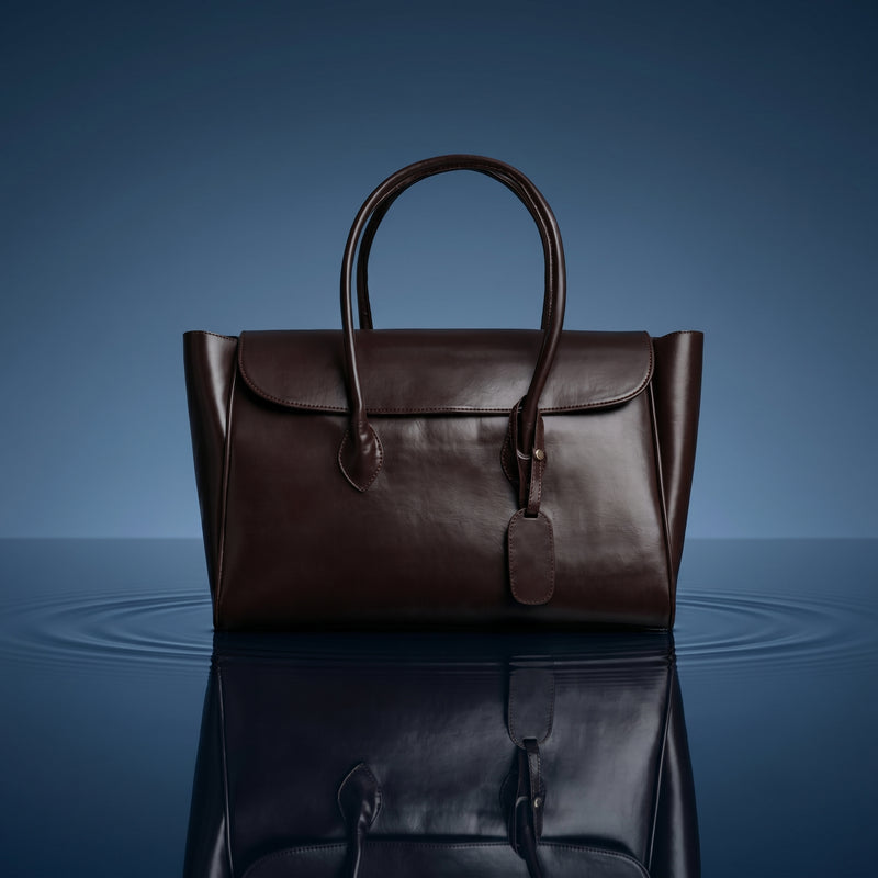 The Royal Choclate Tote Bag - 15" Laptop Pocket
