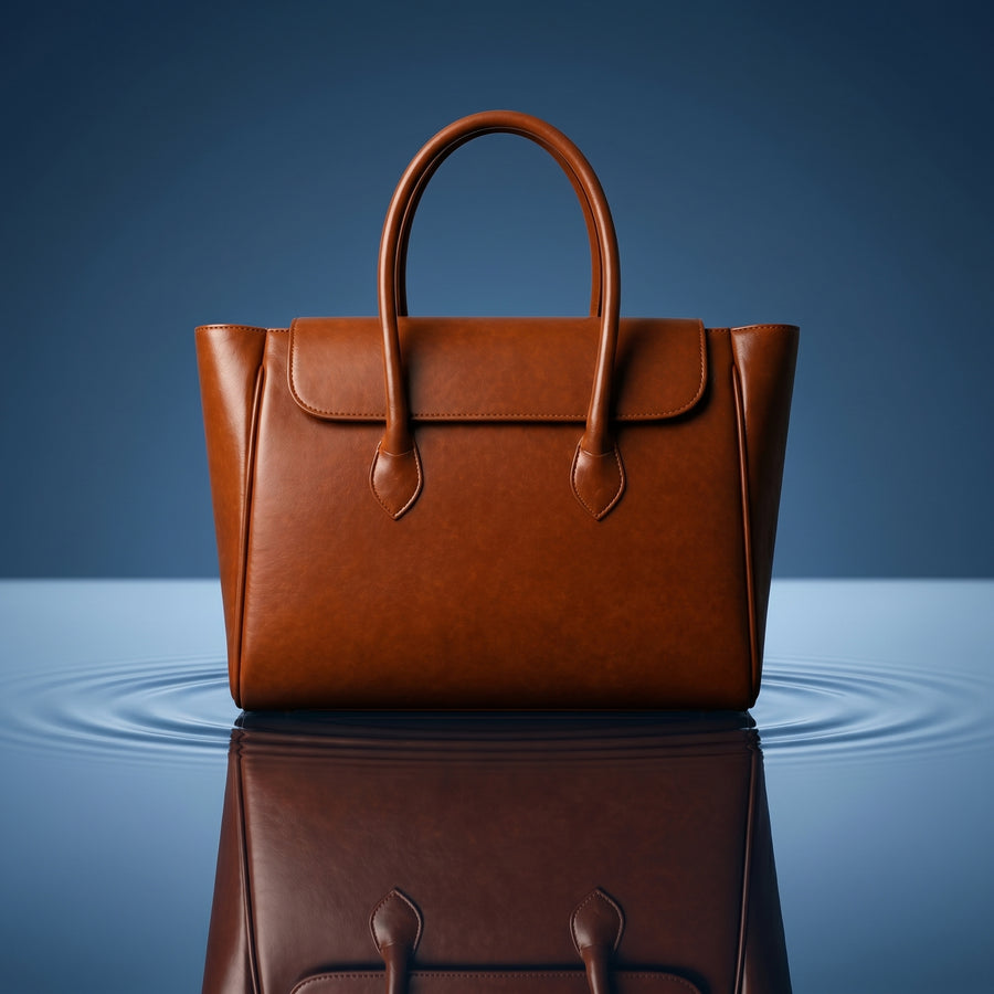 The Royal Brown Tote Bag - 15" Laptop Pocket