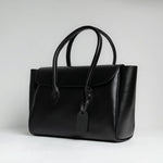 The Royal Black Tote Bag - 15" Laptop Pocket